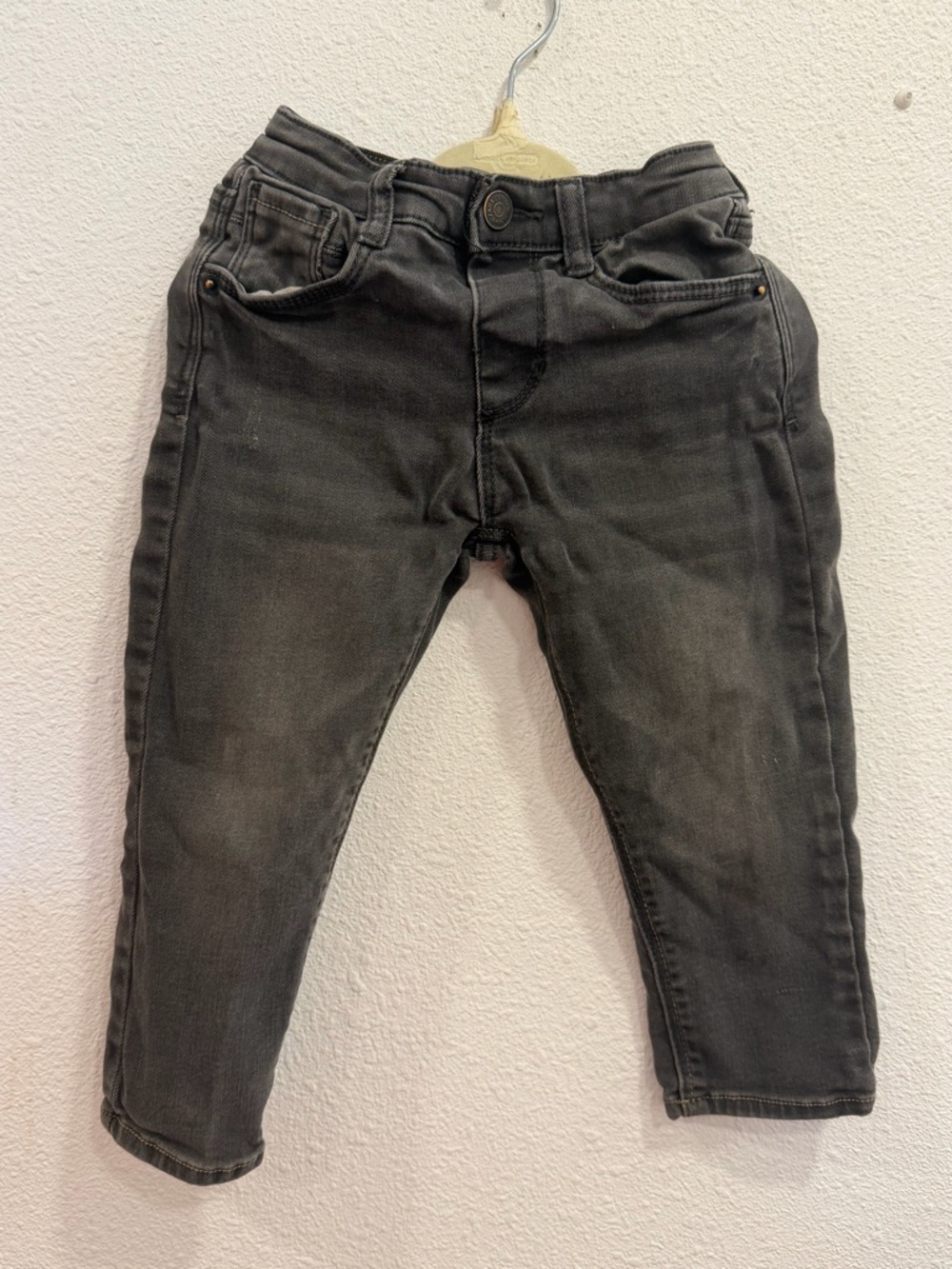 Zara Kids Black Gray Washed Jeans